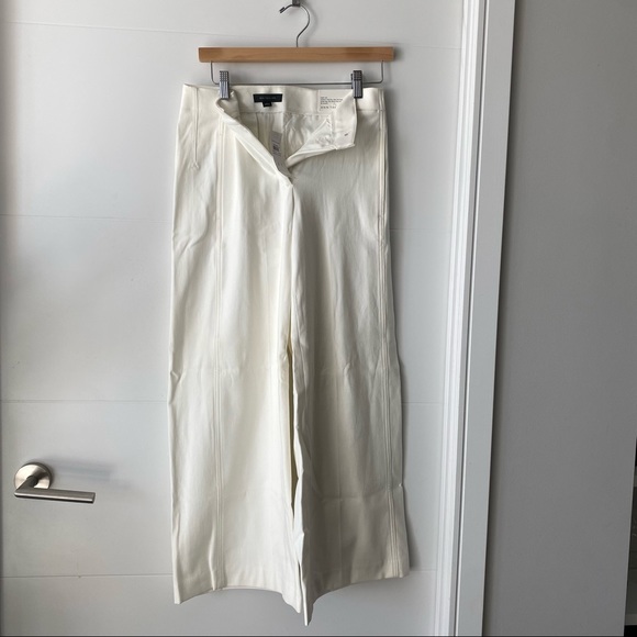 Ann Taylor Marina Wide Leg White Trouser- NEW WITH TAGS- Never Worn! - Picture 6 of 6